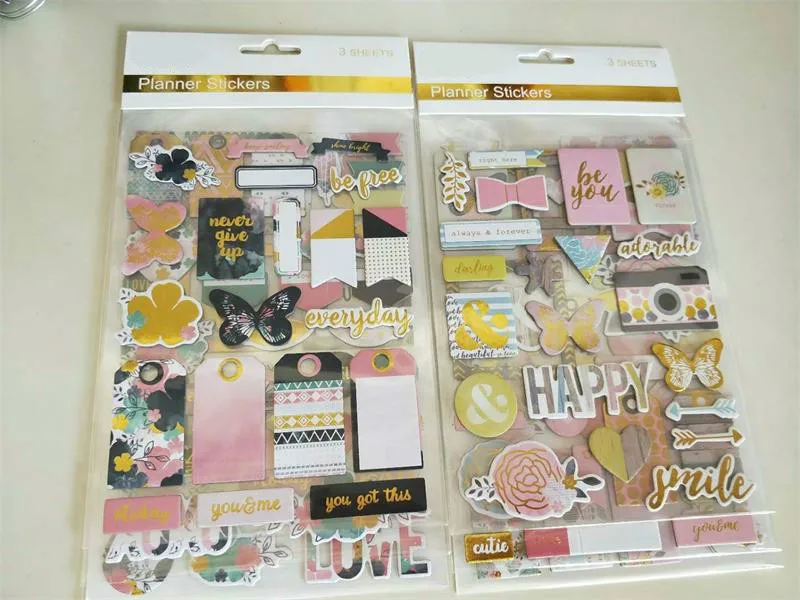 

KSCRAFT Never Give Up 3D Die Cut Self-adhesive Stickers for Scrapbooking Happy Planner/Card Making/Journaling Project