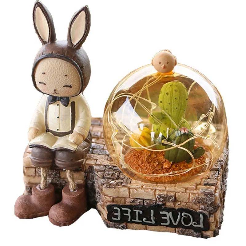 

Zakka Creative Star Lights Decoration Student Gift Jane Rabbit Stars Lights Night Lights Crafts Decoration Valentine's Day Gifts