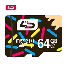 LD Micro SD карта 64 Гб класс 10 высокая скорость чтения и записи UHS-1 флэш-памяти Microsd для телефонов Android планшеты