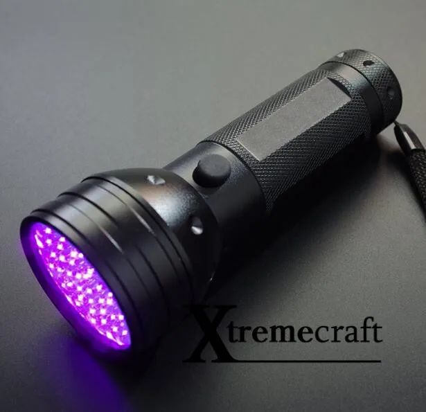 Xtremeccraft 51 УФ светодиодный детектор Скорпиона Охотник искатель ультра фиолетовый черный светильник вспышка светильник фонарь светильник лампа AA 395nm 5W