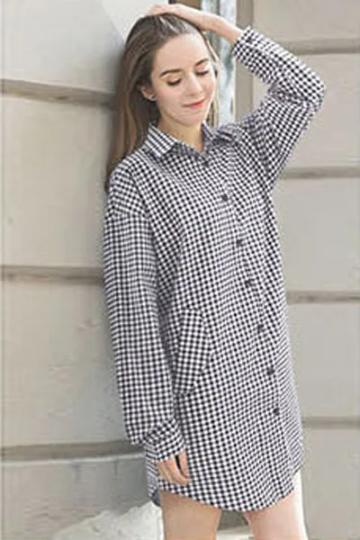 long sleeve dress polo