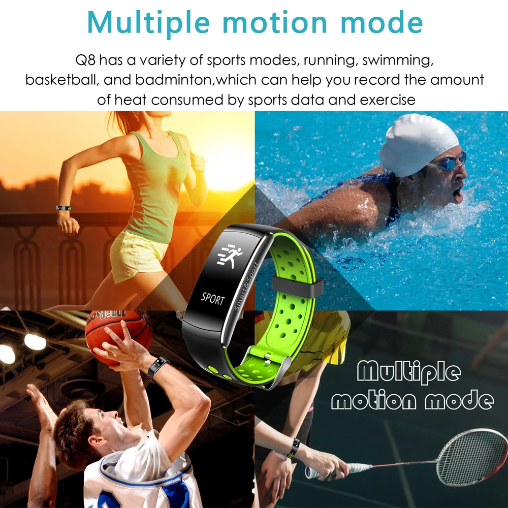 Guyo Смарт Часы Heart Rate Мониторы IP68 Водонепроницаемый Фитнес трекер Приборы для