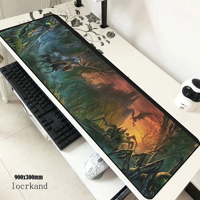 lord of the rings mouse pad 90x30cm mousepads Adorable gaming mousepad gamer HD pattern