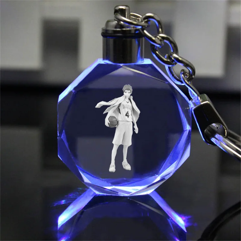 أنيمي Kuroko لا كرة مفتاح سلسلة أكاشي Seijuro Kise ريوتا Aomine دايكي كاغامي التايغا الكريستال مضيئة المفاتيح sleutelhanger أنيمي Kuroko لا كرة مفتاح سلسلة أكاشي Seijuro Kise ريوتا Aomine دايكي كاغامي التايغا الكريستال مضيئة المفاتيح sleutelhanger