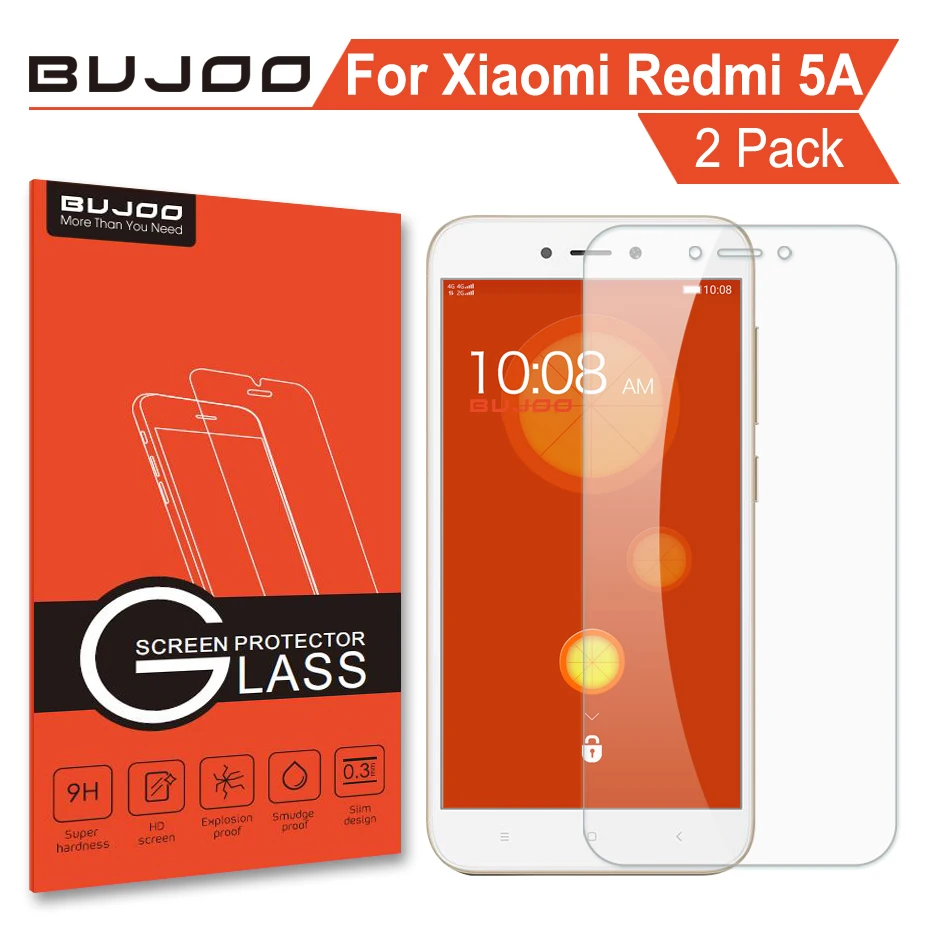 2 Упак. 100% оригинал BUJOO Real 2.5D 0 3 мм 9H прозрачная защитная пленка для экрана из
