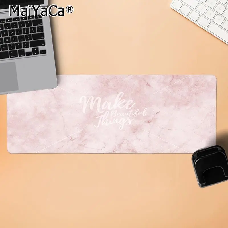 MaiYaCa дизайн Россия белый розовый золотой мраморный коврик для мыши геймерская игра коврики резиновые мышь прочный коврик для мыши на стол