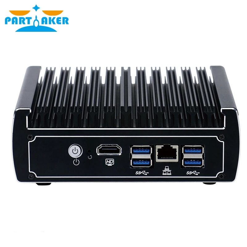  Pfsense fanless mini pc x86 core i3 7100u i5 7200u celeron 3865u 6*Intel Lans DDR4 linux firewall r