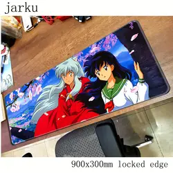 Inuyasha геймерский коврик для мыши 900x300X3 мм игровой коврик для мыши большой инди-поп ноутбук аксессуары ноутбук padmouse эргономичный коврик