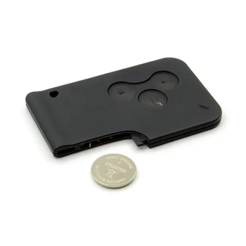 

Factory Price card key for R-enault Me-gane 3 button remote key with 433Mhz with ID46 chip