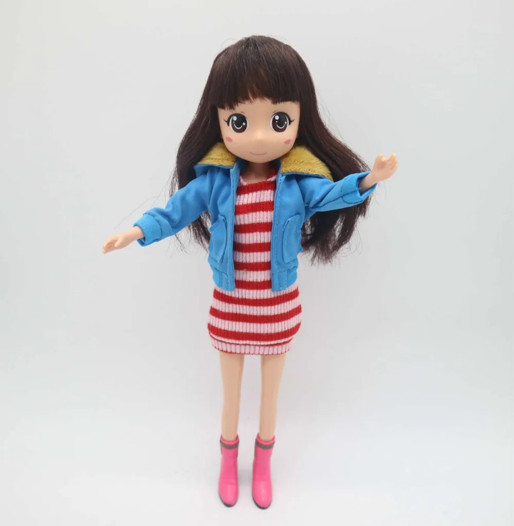 25 см, похожие на куклы Azone, японские мультфильмы, куклы для девочек, пластиковые куклы, включая одежду и обувь