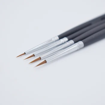 

4pcs 0-00000 Clay Pottery BJD Doll Face Coloring Pen Ultrafine Draw Fine Line Brush Makeup Model Paint Nail Art clay Tools