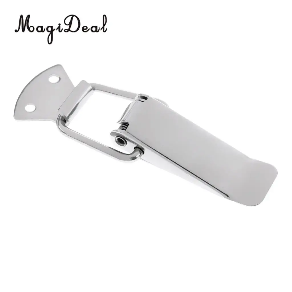 Premium Silver 316 Stainless Steel Boat Yacht Anti-Rattle Latch Hatch Fastener Clamp for Marine Fishing Kayak Boat Accessories