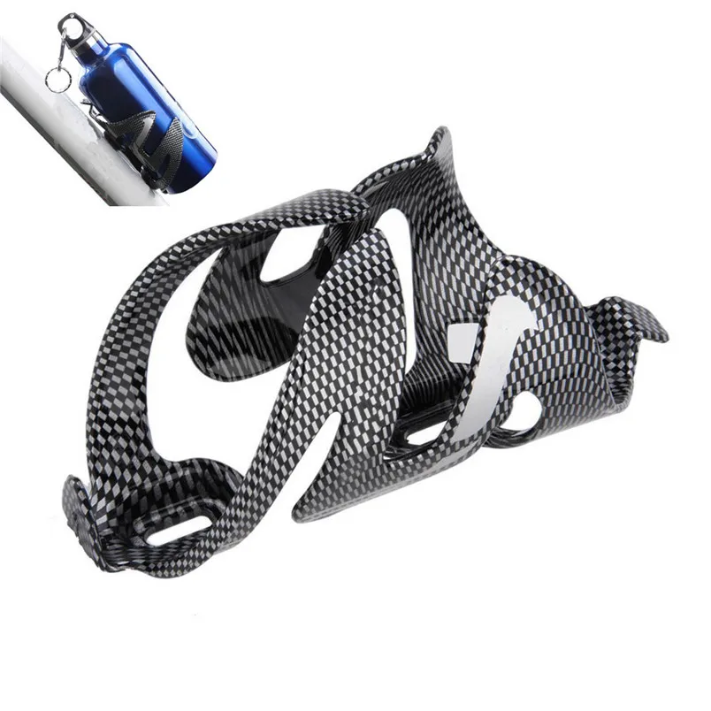 Glass Carbon Fiber Road Bike Bicycle Cycling Water Bottle Holder Rack Cage (6)
