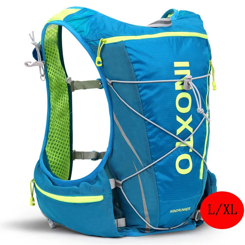 Сумка для бега на открытом воздухе для мужчин и женщин, 8 л, жилет для марафона, сумка для воды, 1л/1.5Л/2л/3Л, походные велосипедные сумки, рюкзак для бега - Цвет: LXL  no water bag