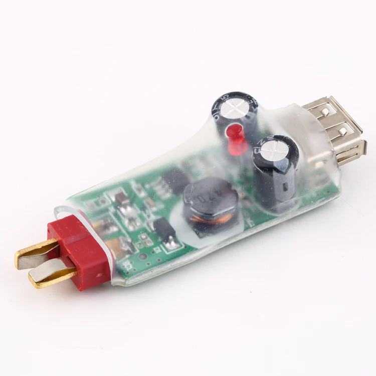 

Durable 2-6S Lipo Battery USB Charger Adapter T Plug For iPhone