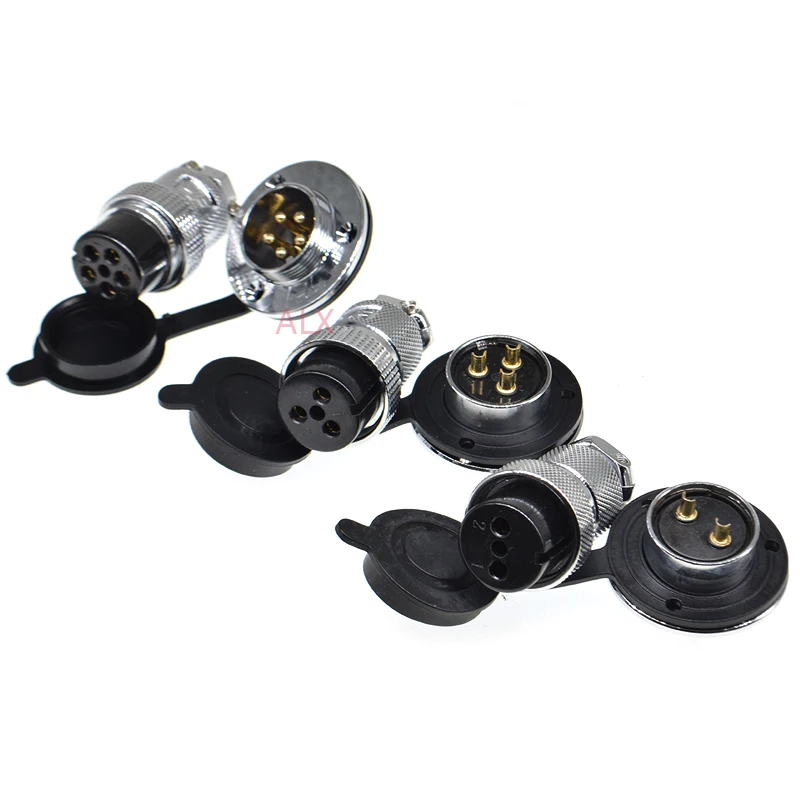 flange painel de fio tomada gx25 25mm 01
