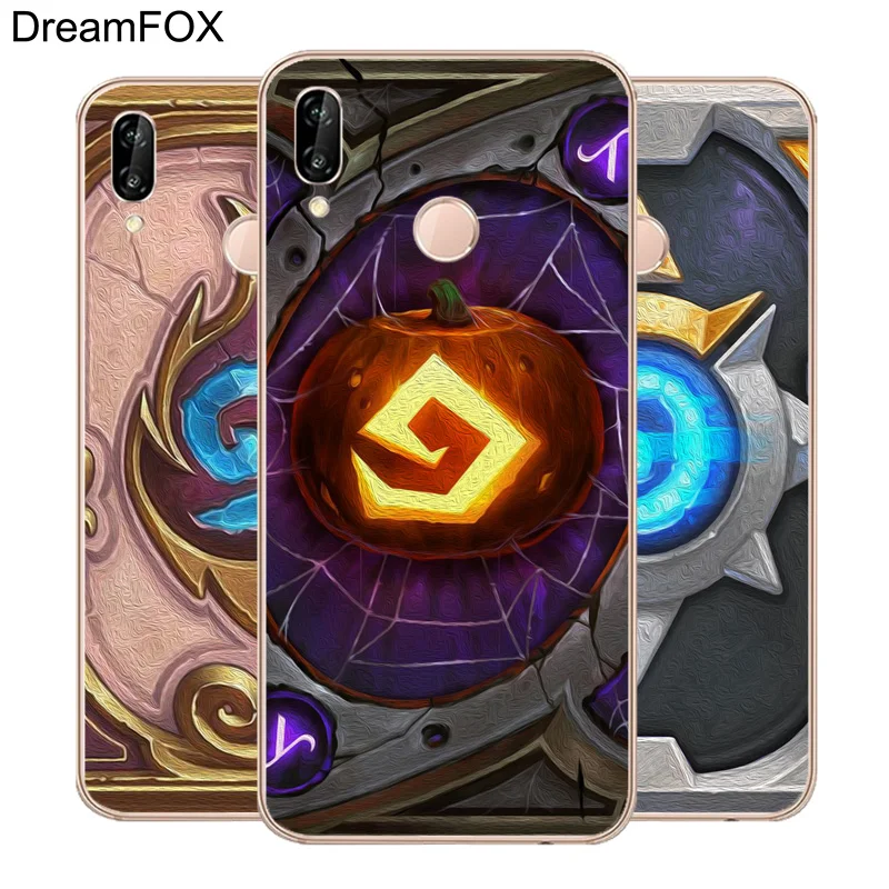 DREAMFOX M236 Hearthstone Heroes Мягкий ТПУ силиконовый чехол для huawei Honor 6A 6C 6X 7C 7X8 Lite Pro |