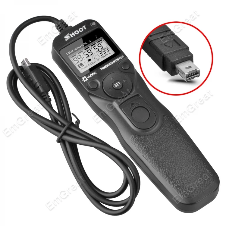 מוצר Timer Remote Control Shutter Release Cable Intervalometer for