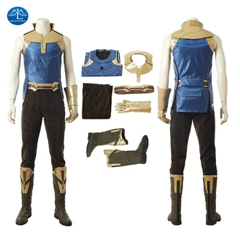

MANLUYUNXIAO Avengers Endgame Thanos Cosplay Costumes demon Thanos Costumes For Jumpsuits Adult Halloween Party Tight Bodysuit