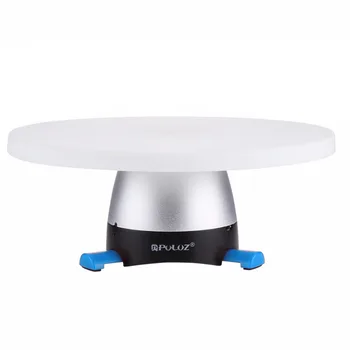 

Top Deals PULUZ Electronic 360 Degree Rotation Panoramic Tripod Head (BLUE)+Round Tray with Control Remoter Fit for Shooting