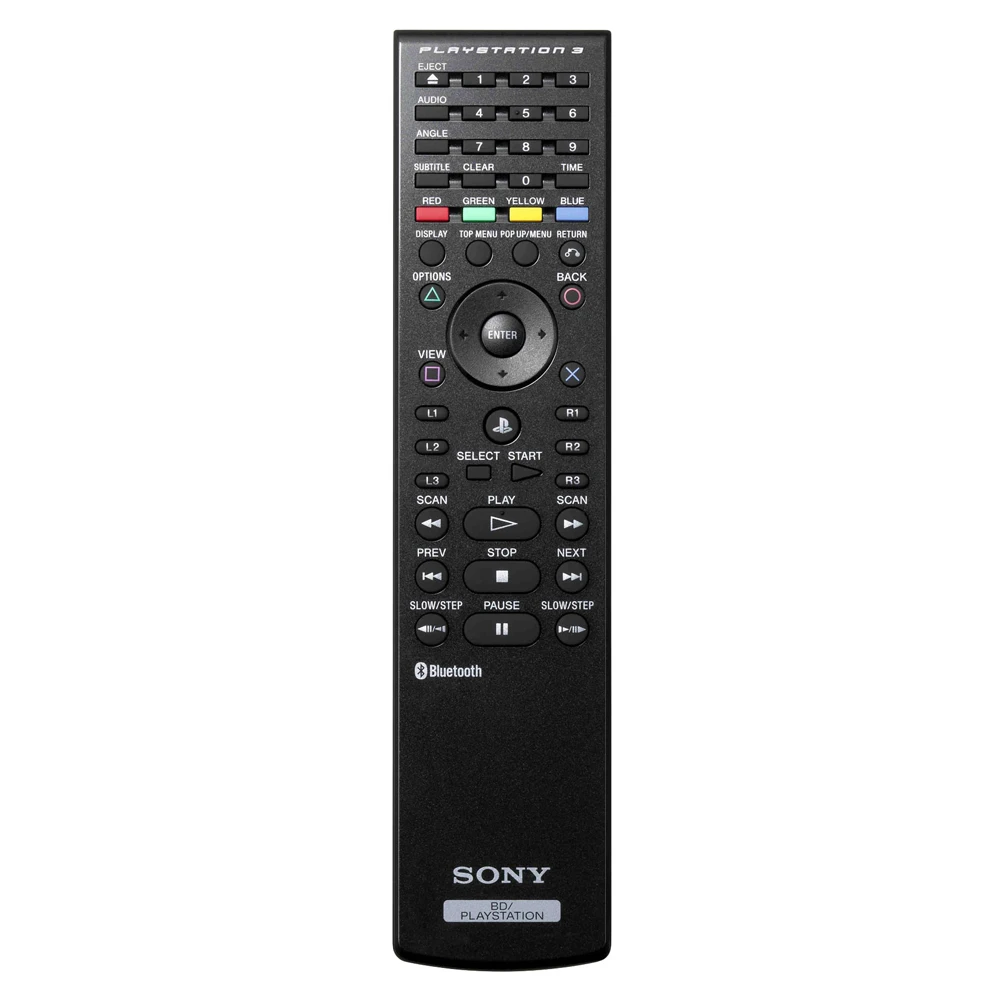 

Used C-E-C-H-Z-R-1-U BD Remote Control Keyboard For PS3 Blu-Ray DVD Disc Bluetooth Remote