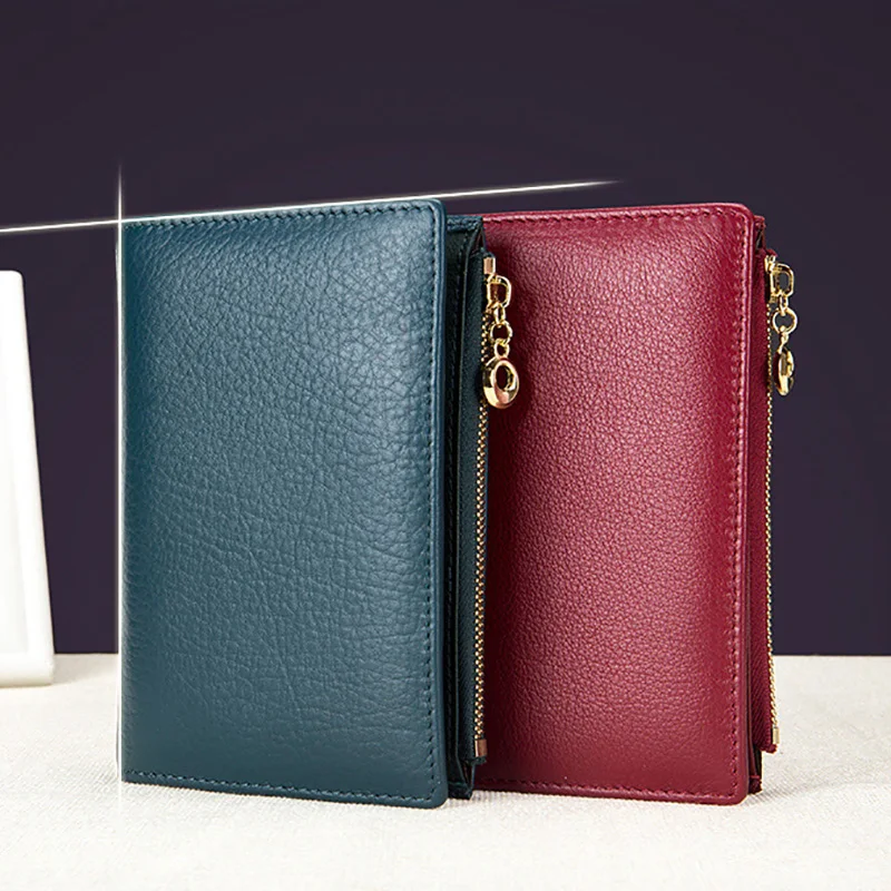 Outrip Funda De Piel Auténtica Para Tarjetas De Visita, Con
