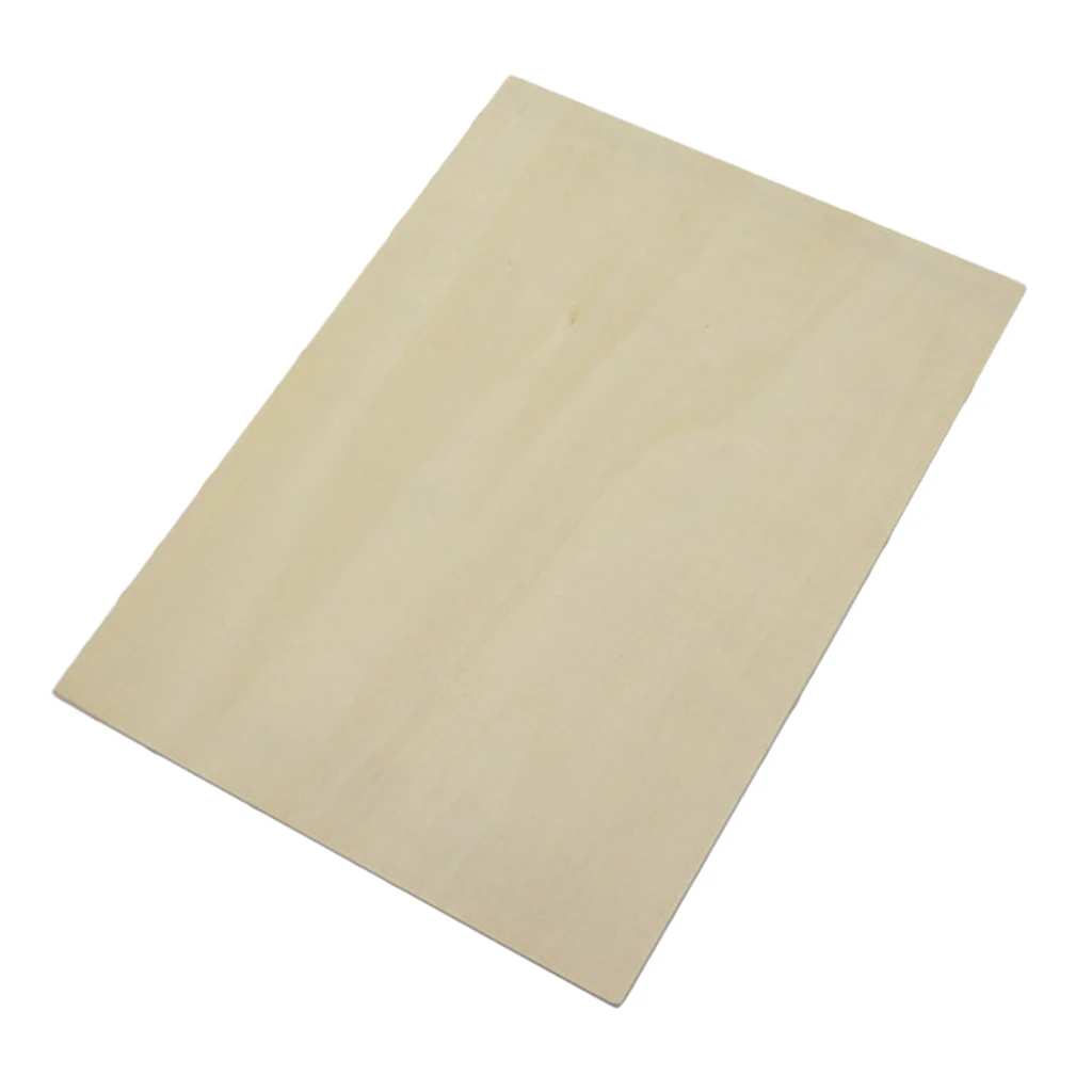 Rectangle Unfinished Wood Plaque Modelling DIY For Crafts Painting Supplies
