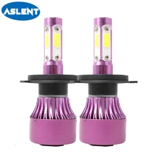

Aslent H4 Hi lo H7 H11 H13 9005 9006 Car LED Headlight Bulbs COB Chips Auto Led Headlamp Fog Light Bulb 100W 12000LM 6500K 12v