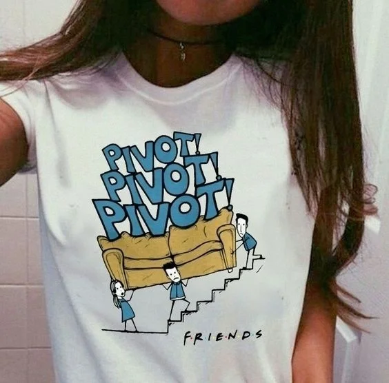 Модный показ-JBH забавная футболка для друзей 2019 Лето Забавный принт женские футболки забавная уличная хлопковая забавная футболка