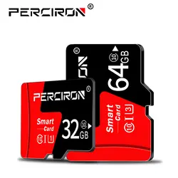 Карта памяти PERCIRON micro sd 64 ГБ TF/sd карта s 32 ГБ 16 ГБ 8 ГБ высокая скорость Micro sd карта для смартфона/планшета/ПК