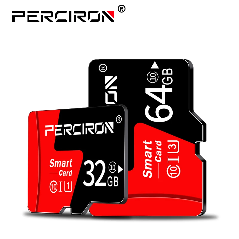 

PERCIRON top Memory card micro memory sd 64GB TF/SD Cards 32GB 16GB 8GB high speed Micro sd card for Smartphone/Tablet/PC