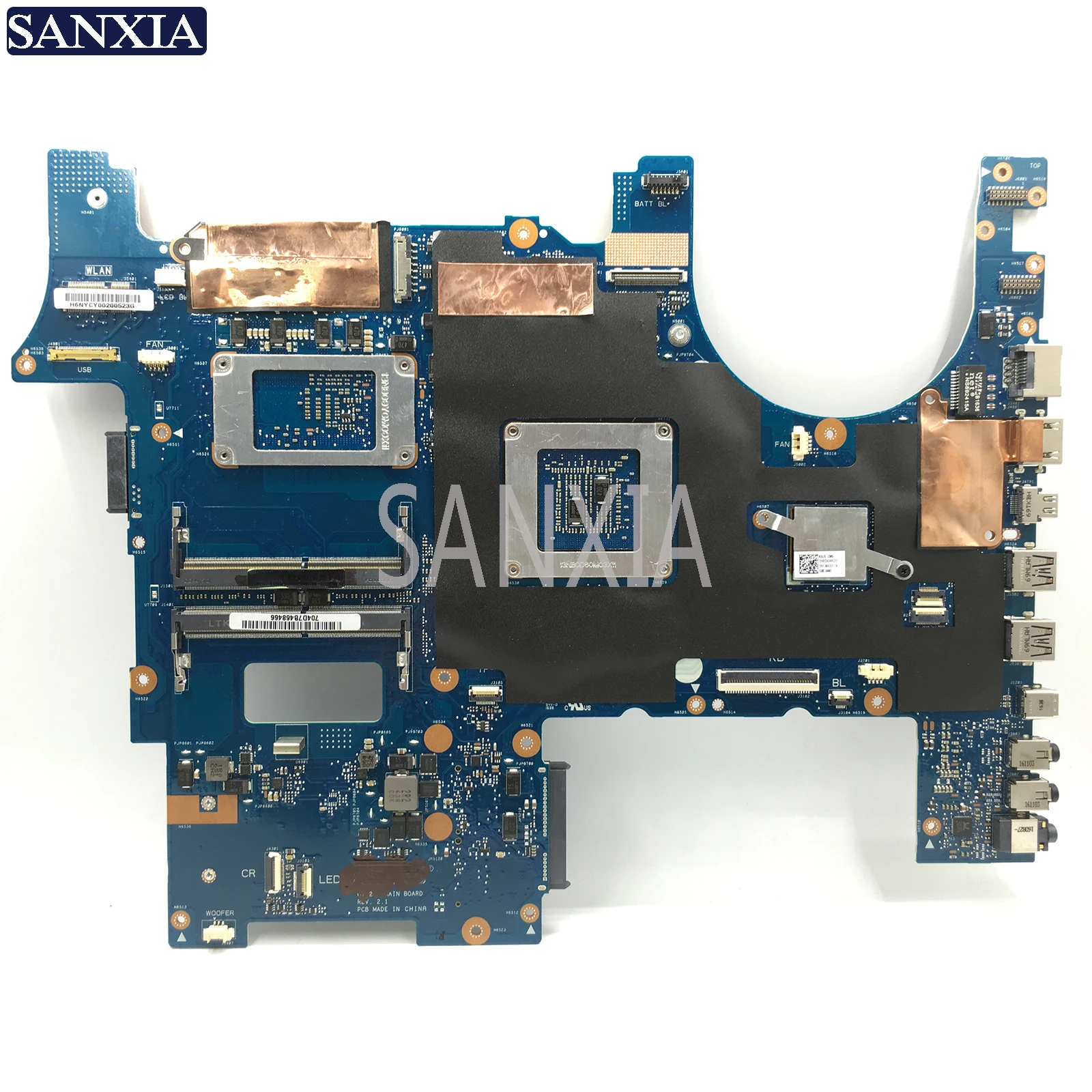  KEFU Laptop motherboard for ASUS ROG G752VS original mainboard CM236 I7-6700HQ GTX1070-8G