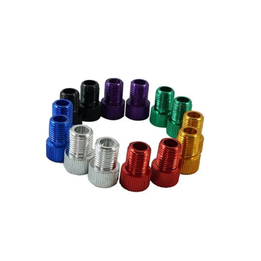 2PCS Dual Head Bike Track Pump Head Bicycle Tyre Air Pump Valve Adapter Connector For Mountain Bike Road Bike Fixie Bike Replacement Accessories