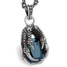 Monster Clawn 925 Sterling Silver Necklace Pendant Vintage Men’s Jewelry With Gift Box