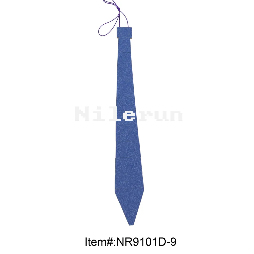 

novelty blue bamboo-wood neck tie