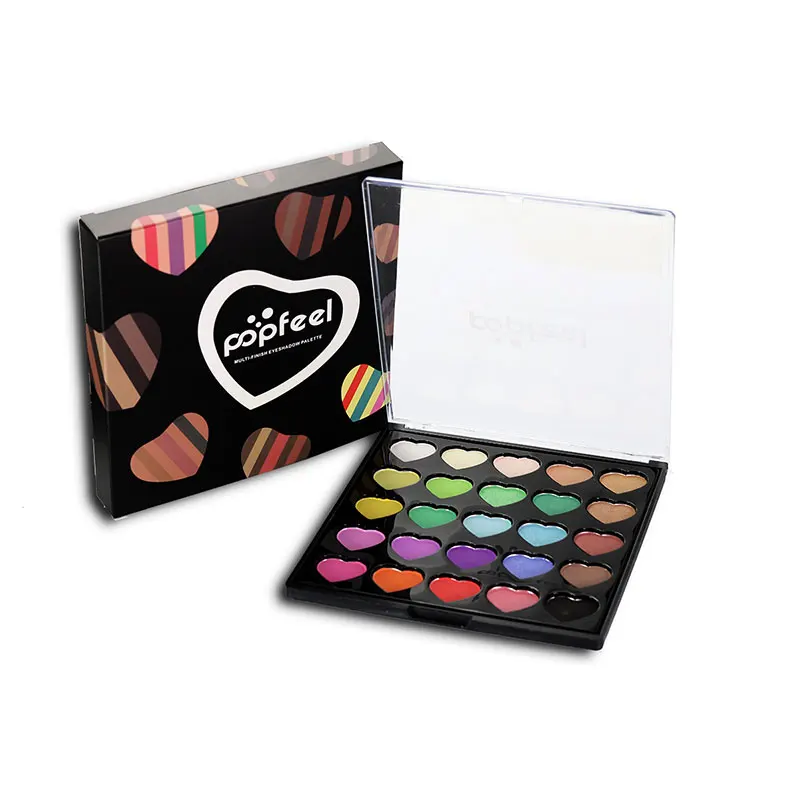 POPFEEL 25 Цвет Пигмент Макияж Палитра professional Тени для век pallete блеск |