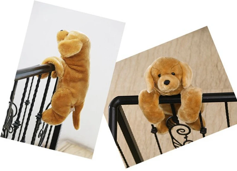 Dorimytrader quality soft animal Labrador retriever plush toy animals Golden Retriever  stuffed doll  lying on back dog 22inch 55cm DY61914 (10)
