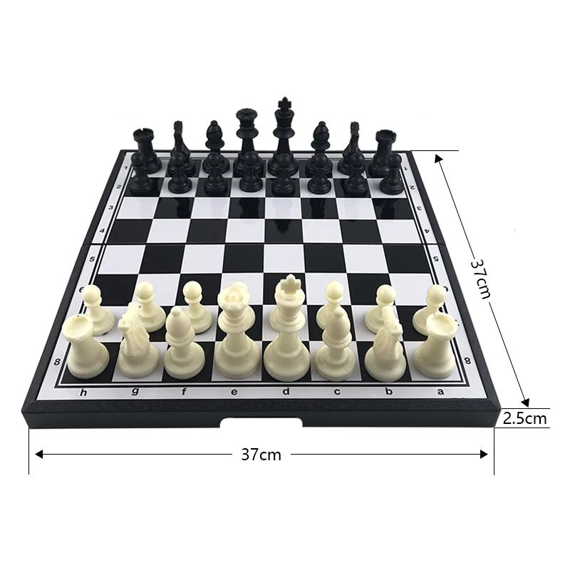 Extra Large Plastic Magnetie Chess Chess magnetic Board Game Entertainment Pieces Christmas Birthday Gift Yernea