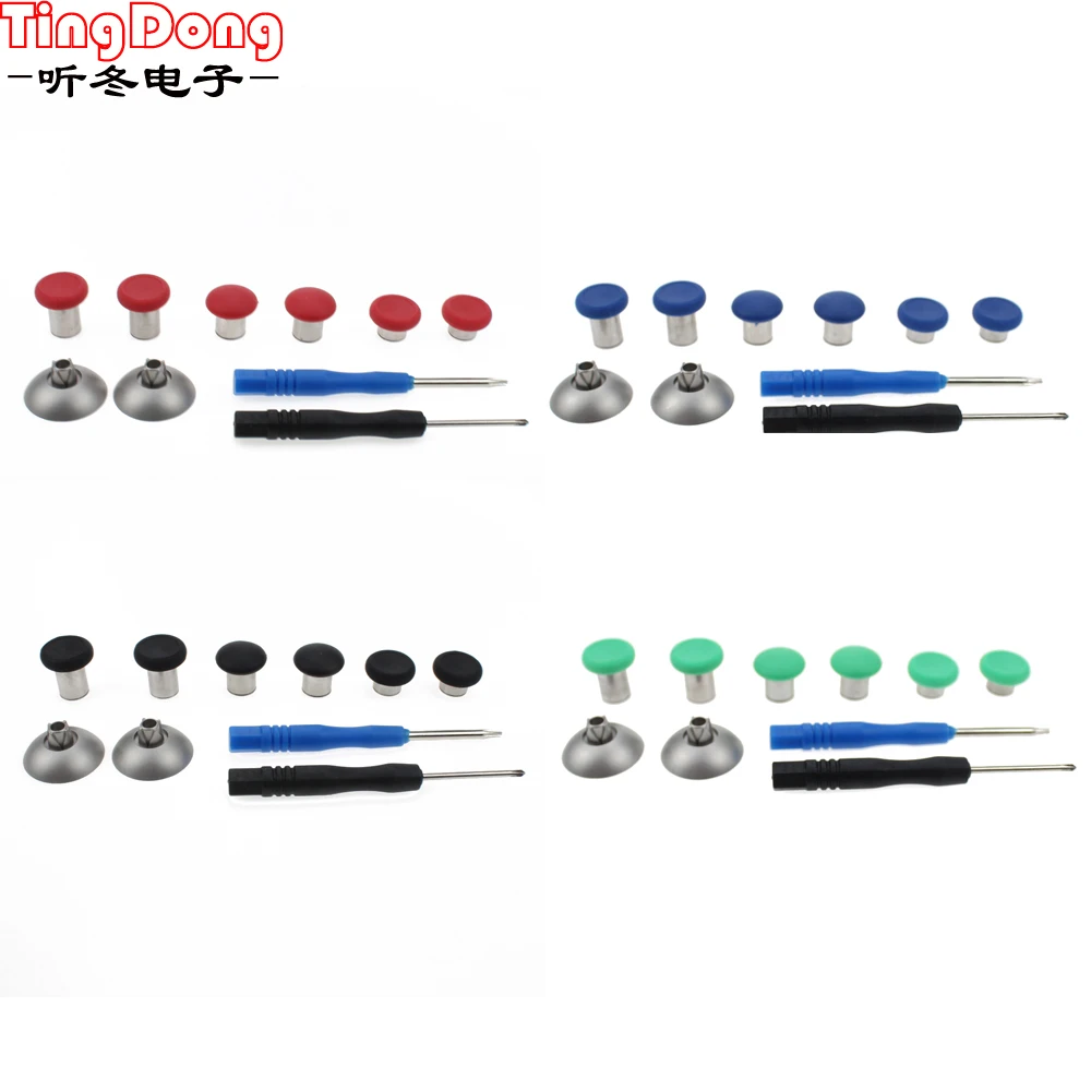 

For Microsoft XBox One Elite PS4 Controller Joystick Metal Magnetic Thumbsticks Swap Sticks Repair Parts Buttons Mod Kit