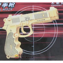 Деревянный пистолет Модель 3 d головоломка ручной сборки деревянные головоломки игрушки