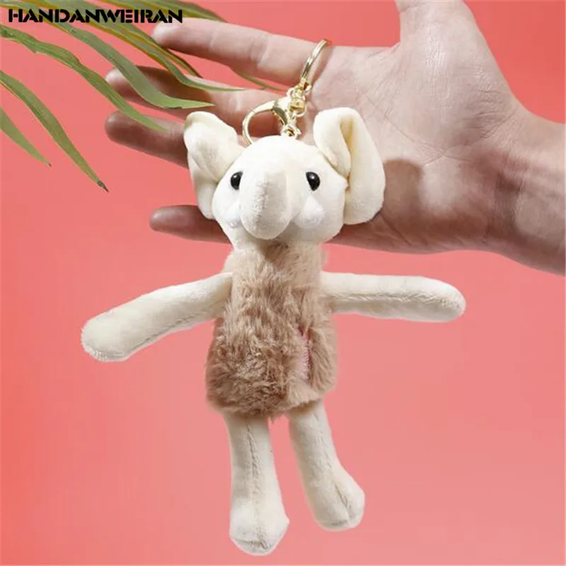 

1PCS Fragrance Elephant Plush Toys Small Pendant Cute Elephants Stuffed Toy Backpack Ornaments Activities Gift 10CM HANDANWEIRAN
