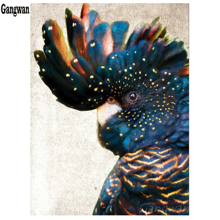 

Diamond Painting Cross Stitch DIY Crafts Diamond Embroidery Round Color Diamond Parrot Picture Needlework square rhinestone arts