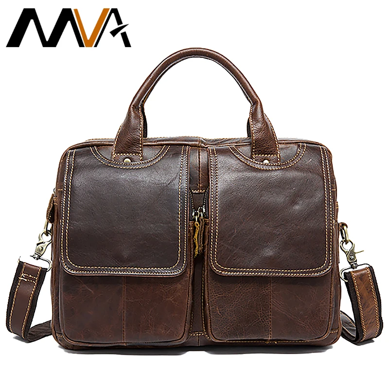 Bag Men's Briefcase Genuine Leather Bags for Men Messenger Bag Men Leather Laptop Bags Men's Briefcase with Handle Handbag 8002 Bag Men's Briefcase Genuine Leather Bags for Men Messenger Bag Men Leather Laptop Bags Men's Briefcase with Handle Handbag 8002