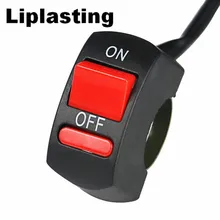 Motorcycle Handlebar Mount On-Off Button Switch Double Flash Dangerous Lamp Controller Headlamp Switch