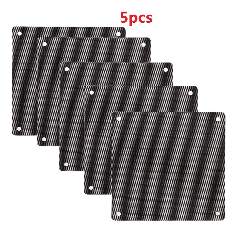 

5Pc Computer Mesh PVC Case Fan Dust Filter Dustproof Cover Chassis Dust Cover