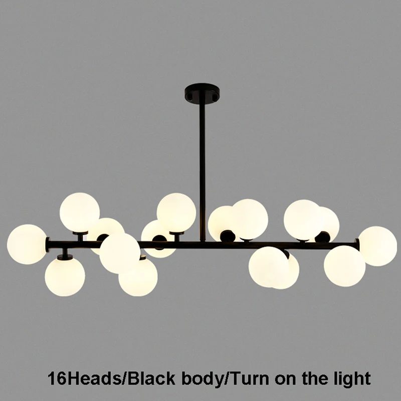 Современный светодиодный светильник-люстра 16 Светодиодный светильник s Bubble Люстра для ресторана подвесной светильник