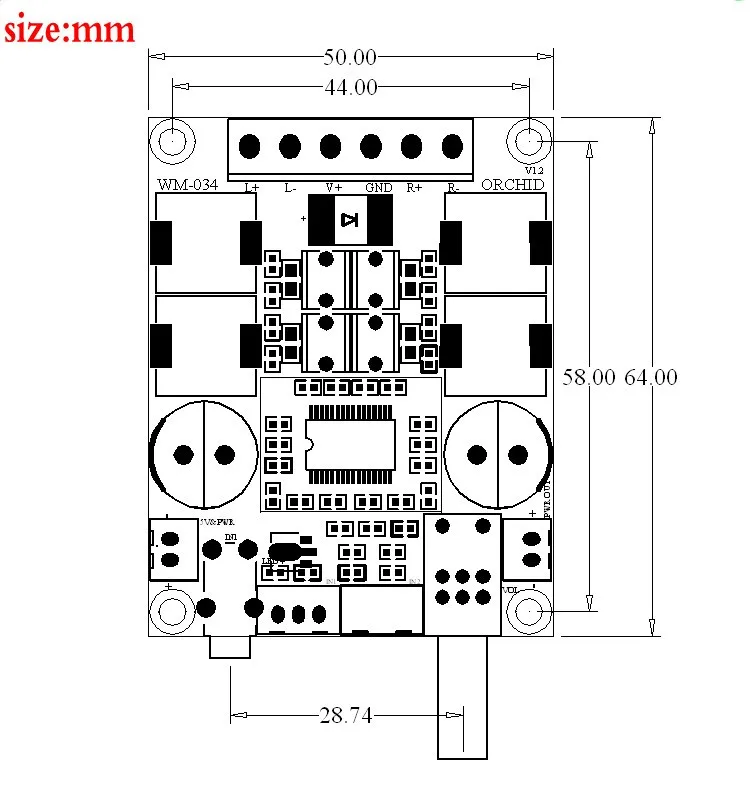 DC 12 В 24 В TPA3116 D2 Hifi 2,0 канал 50 Вт+ 50 Вт стерео аудио Digtail усилитель мощности плата