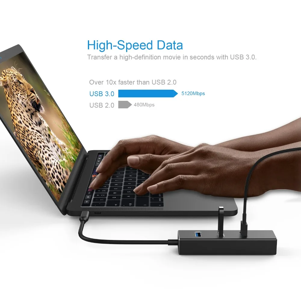 JZYuan USB C к Ethernet адаптер для MacBook Pro с Type 3 0 концентратор порта RJ45 гигабитная сетевая