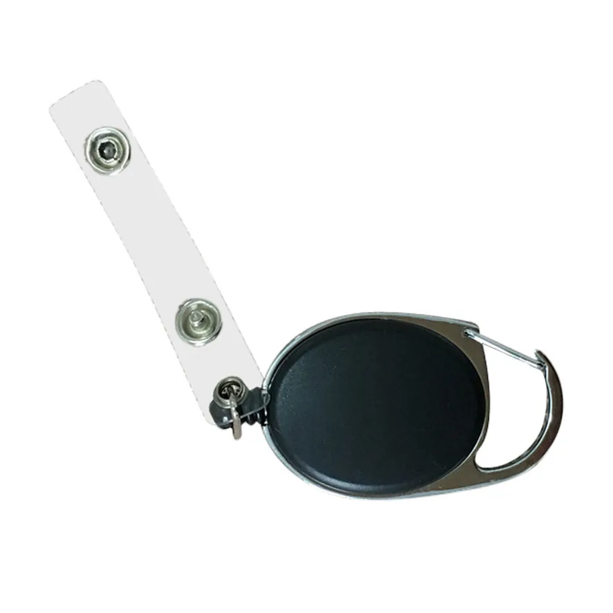 Выдвижная катушка ID бейдж Lanyard Name Tag Key Card Holder Зажим для ремня Подвески