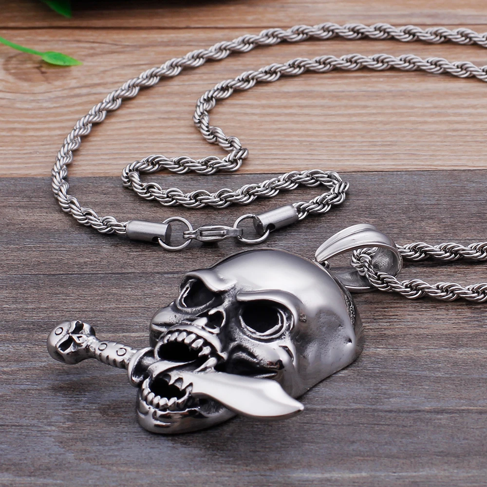 Easy Rider Skull, Biker forever - Anhänger Pendant - Jewelry Onlineshop